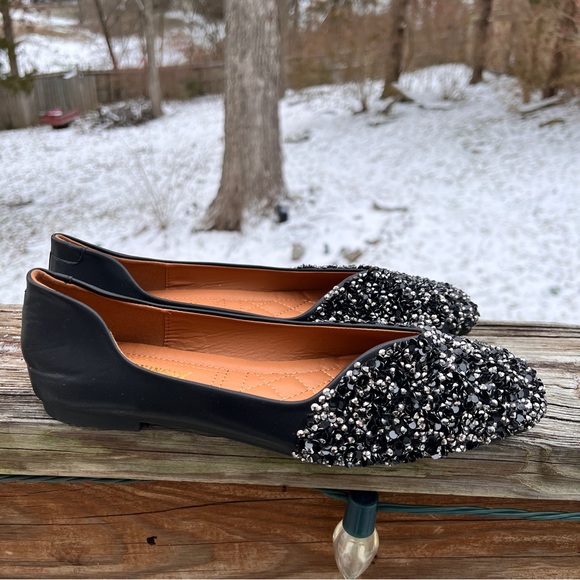 Hawee Women Sequin Square Toe Ballerinas
Flats Slip-Ons Size 42 US: 8.5 - Picture 4 of 10